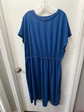 SHEIN Blue Midi Dress